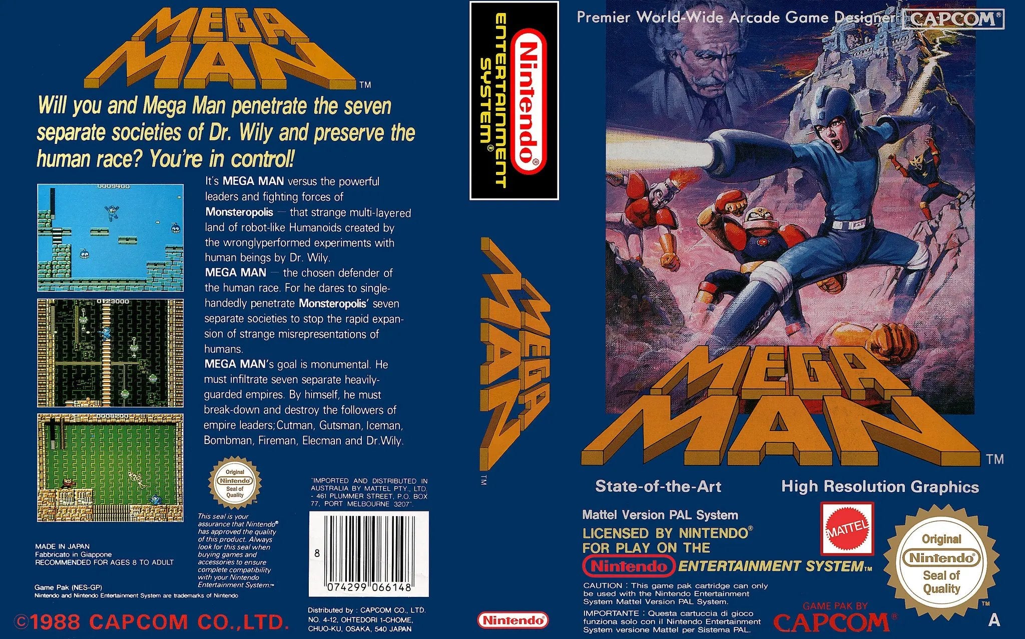 Game | Nintendo NES | Mega Man Physical Video Games Game Nintendo