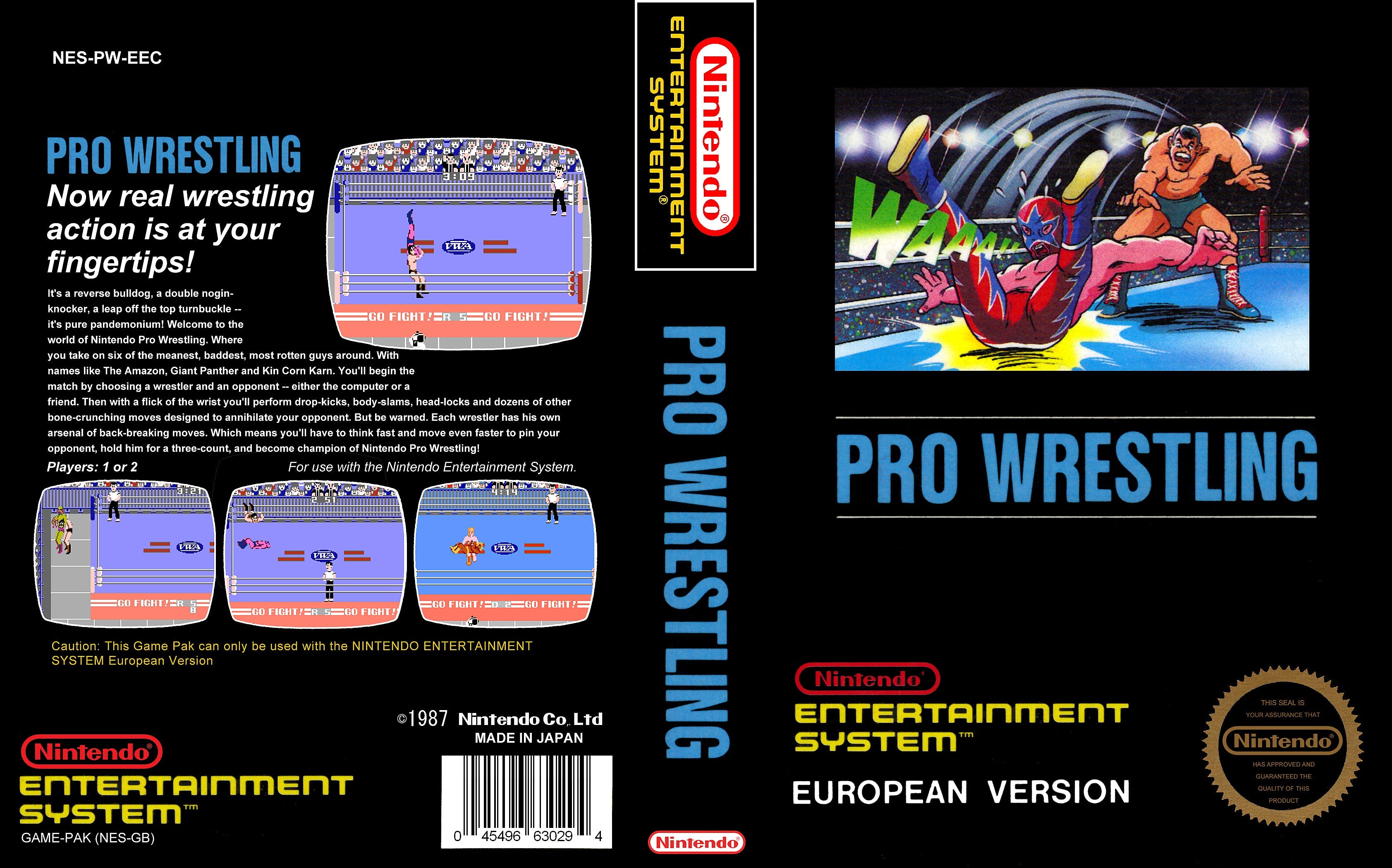 Game | Nintendo NES | Pro Wrestling