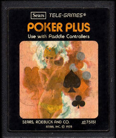 Game | Atari 2600 | Poker Plus [Picture Label]