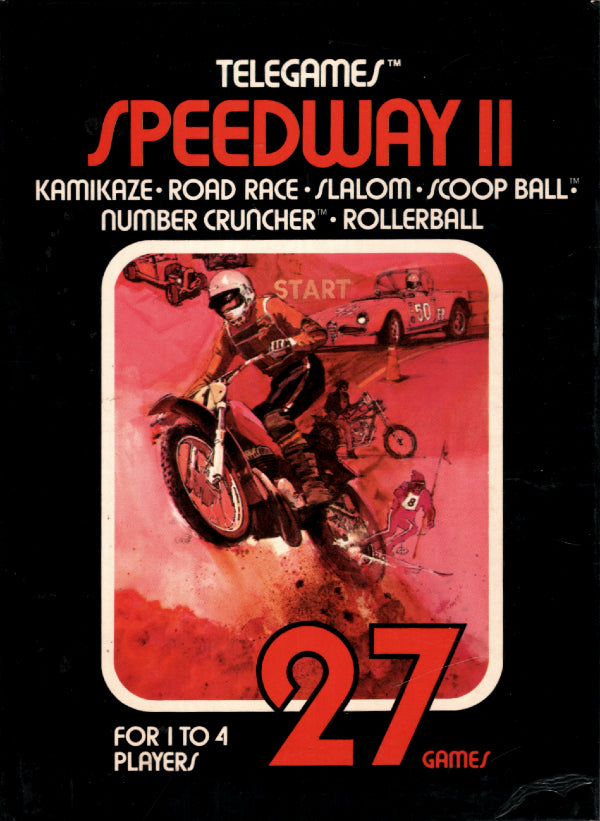 Game | Atari 2600 | Speedway II [Picture Label]