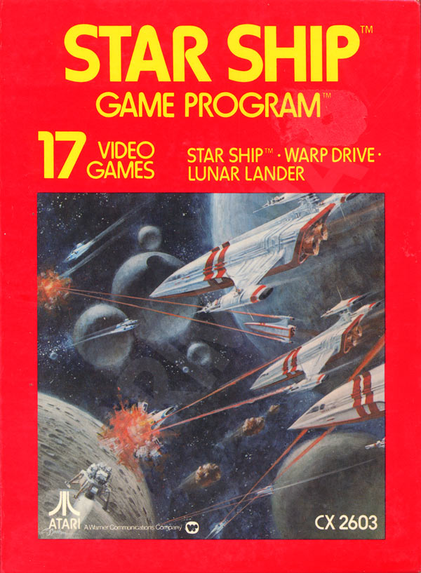 Game | Atari 2600 | Star Ship [Text Label]